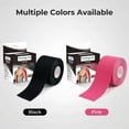 thumbnail image 2 of Kinesiology Recovery Tapes, 20 ct Precut Strips, 1 Roll, Water Resistant, Elastic Athletic Tape for Sports & Weightlifting, Muscle Strain Relief & Joint Support, 2 of 10