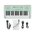 thumbnail image 2 of 32 Key Electronic Keyboard Piano 16 Tones 10 Rhythms 10 Demos Dual Speaker Musical Instrument with Microphone Dual Power Mode Portable Music Piano Keyboard for Beginners Keyboards, 2 of 7