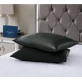 thumbnail image 6 of Casa Platino Black Satin Pillowcases, King (2 Count), 6 of 7