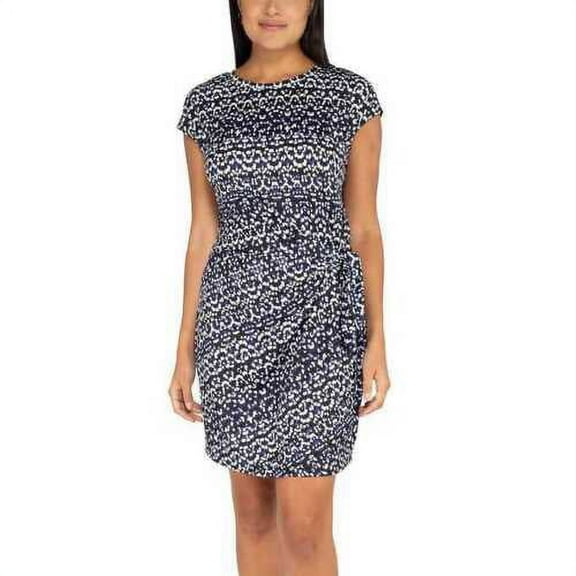 Nicole Miller Ladies' Knot Dress 1571179 (XXL, Blue)