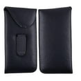 thumbnail image 2 of Eyeglass Pouch with Belt Clip, Slip in Case & Reading Glasses Holder- Eyewear Sleeve - For Sunglasses, Eyewear & Frames -Black, 2PK- By OptiPlix, 2 of 4