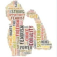 thumbnail image 2 of CafePress - Feminism Equals Strength Body Suit - Baby Light Bodysuit, Size Newborn - 24 Months, 2 of 4