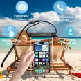 thumbnail image 4 of Fundas Impermeables para iPhone Universal Negro Blanco Pantalla Táctil Exterior Seaside Bolsa para T, 4 of 7