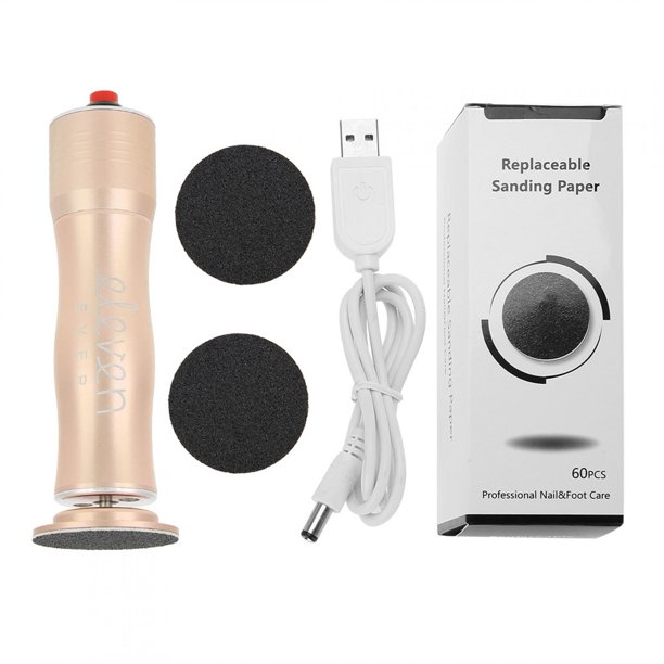Kit De Removedor De Callos Eléctrico, Removedor De Callos De Pie Eléctrico, Removedor De Piel Muerta Eléctrico Carga USB Para Lima De Pie Herramienta De Cuidado De Pedicura ANGGREK BGJM14