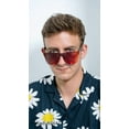 thumbnail image 6 of FEISEDY Oversized Mirrored Frameless Lens One Piece Sunglasses for Women Men B2647, 6 of 11