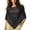 Black, variant on Fewfanhot Crochet Sequin Fringe Poncho Shawl, Hollow Knit Triangle Wrap for Women Beach Bohemian Daily Wear