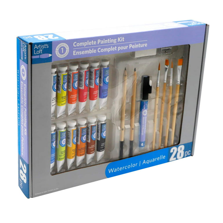 Crayola VS Michaels Brand Artist Loft watercolors paint sets 