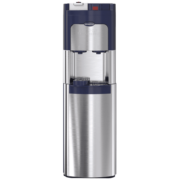 Drinkpod Stainless Steel Bottom Load Water Cooler with Coffee Maker