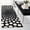Black/Ivory, variant on SAFAVIEH Soho Chloe Polka Dots Wool Runner Rug, Brown/Green, 2'6" x 8'