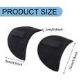 thumbnail image 3 of Detachable & Sew-Free Shoulder Pads for Blazers, White, 1 Pair - Shoulder – Instantly Improve and Enhance Clothing. Made of Soft Sponge Material Non and Removable Reusable and Requ Makeup Organizers, 3 of 9