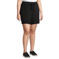 thumbnail image 4 of Terra & Sky Women's Plus Size Athleisure Knit Shorts, 4 of 6