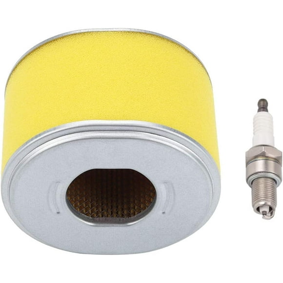 Air Filter Cleaner Spark Plug Fits Honoda GX240 GX270 8HP 9HP Engine EG3500X EG3500XK1 EN3500 EZ3500 Generator Replaces 17210-ZE2-822 17210-ZE2-821