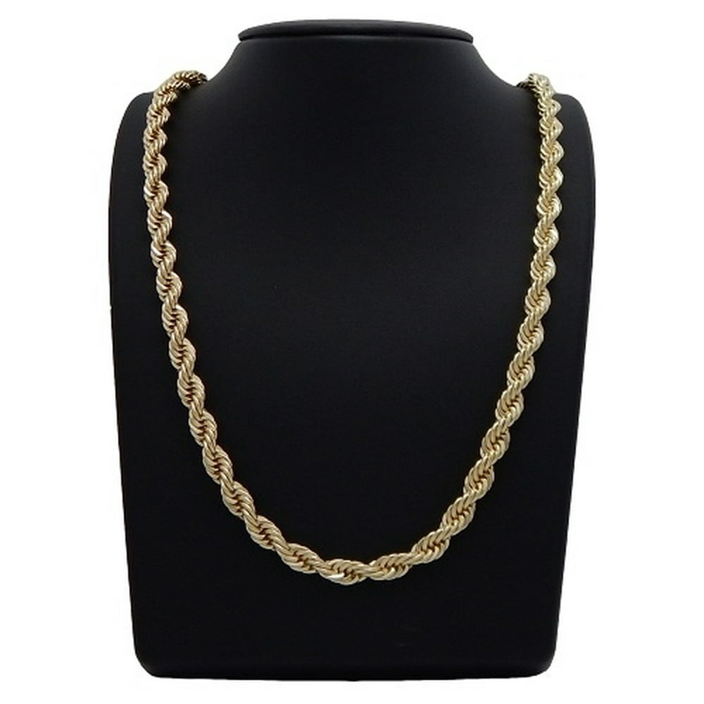 RM 14K Gold Filled Solid Rope Chain 24" unisex