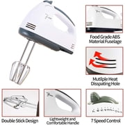 DEISNGB Hand Mixer, 7 Speed Electric handheld Mixer, Immersion Hand Blender for Baking Cake Egg Cream Food Beater