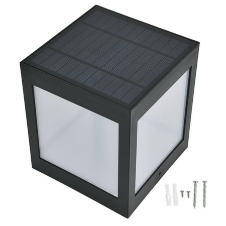 

ABS Waterproof LED Solar Pillar Lamp Outdoor Courtyard Villas Garden Porch Stigma LightWhite Light