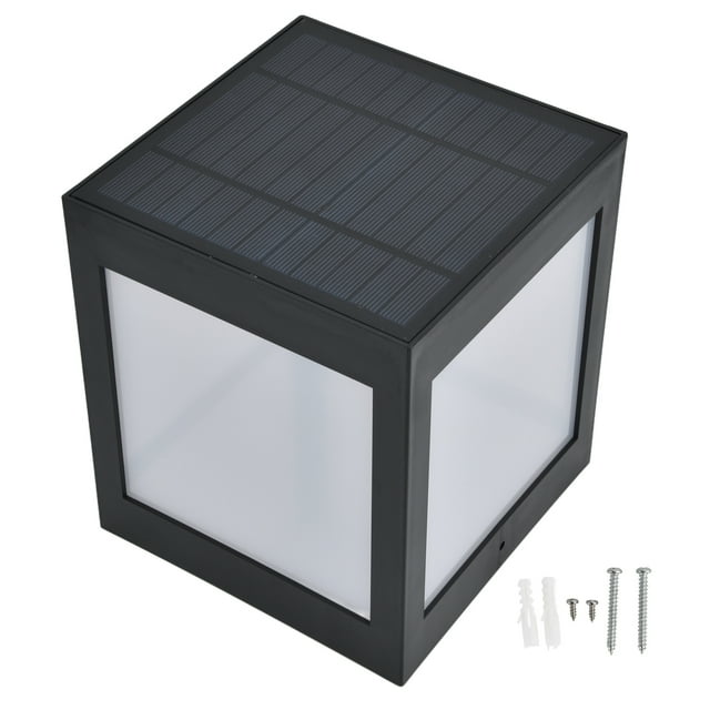 Solar Column Courtyard Light,ABS Waterproof LED Solar ABS Waterproof LED Solar Pillar Lamp Waterproof LED Solar Pillar Lamp Professional Grade