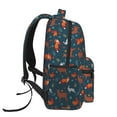 thumbnail image 3 of Honeii Autumn Forest Animals Cute Print Backpack for Both Men and Women, Basic Bookbag for College, Work, or Travel,Rucksack Computer Bag-One Size, 3 of 5