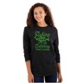 thumbnail image 3 of Angler Fishing Humor Easy Hard Catch Plus Size Long Sleeve Graphic Tee Shirt Brisco Brands 2X, 3 of 5