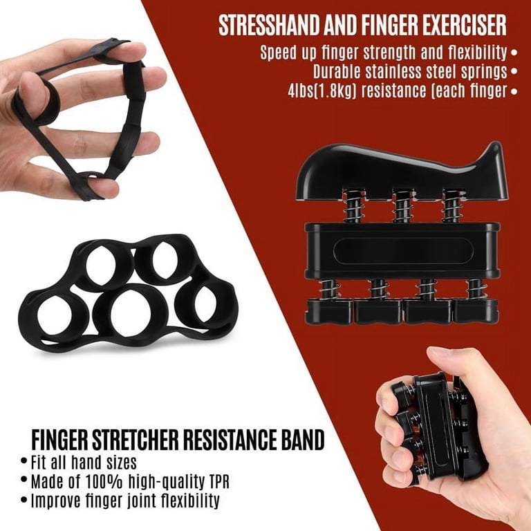 Hengguang 6-Pack Grip Strength Trainer Kit with Counter photo 3