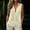 A1 Beige, variant on Linen Button Up Tank Tops for Women Collared Tank Tops Loose Fit Solid Color Work Tops Collar V Neck Button Down Sleeveless Business Blouse Summer Blouse Casual Gauzy Tunics Beige