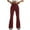 Wine, variant on Audhol Flare Yoga Pants for Women 2025 Womens High Waist Leggings Regular Solid Flared Pants Active Workout Yoga Pants Trousers Womens Yoga Pants Beige L