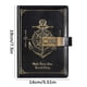 thumbnail image 3 of Password Notebook With Lock B6 Leather Diary Student High Appearance Notebook Notes, metal rolling cart, wooden base, 2-tier design, foldable, portable, for dorm, high-security, durable, 3 of 9