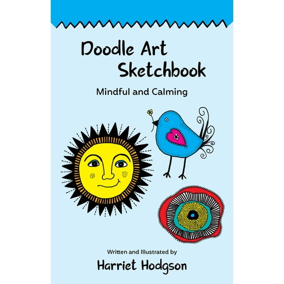 Doodle Art Sketchbook: Mindful and Calming, (Paperback)