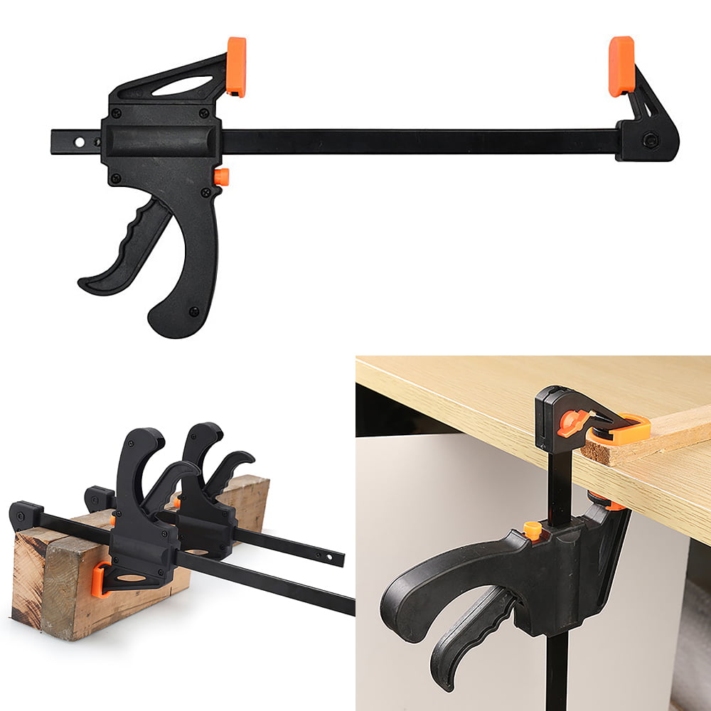 4pcs Quick Grip F woodworking Clamp Clip Wood Carpenter Tool Clamp Heavy Duty 