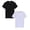 Black 1PCS & White 1PCS, variant on Men's Lightweight Athletic T-Shirts Quick Drying Workout Gym Tops Short Sleeve Running Tee Shirt Performance Activewear