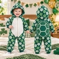 thumbnail image 6 of LIIPEE Baby Casual Cartoon Animal Zip Up Jumpsuit Boys Girls Fall Winter Cozy Cute Long Sleeve Hooded Romper, 6 of 6