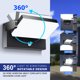 thumbnail image 3 of Paquete de luces LED de pared Rosykite, 40 W, sensor de movimiento giratorio 360°, 3 of 9