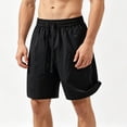 thumbnail image 5 of Daiosportswear Men'S Summer Quick Dry Nylon Shorts, Elastic Drawstring Waist Breathable Sports Shorts with Deep Pockets, for Running, Gym and Casual Wear Black M(M), 5 of 5