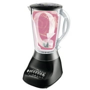 Hamilton Beach 10 Speed 56 Ounce Plastic Jar Smooth Blender in Black