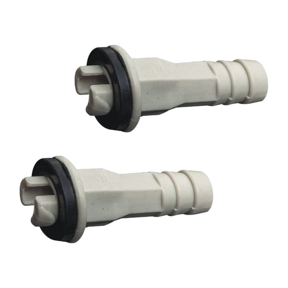 Sinyiin 2pcs Universal Air Conditioner Drain Outlet Connector External Unit Drain Hose Connector Elbow Fitting Easy Installation