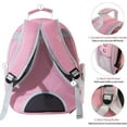 thumbnail image 3 of Cat Backpack Carriers, Pet Bubble Backpack Airline-Approved Ventilate Transparent Space Capsule Backpack for Cat Traveling, Camping and Hiking (Pink), 3 of 8