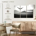 thumbnail image 5 of Elephant Stock Flying Mountain Eagle Wall Art - Horizontal Multi Panel Canvas - Lobby Wall Decor - Animal Multi Panel - Gray And White Decor - 33" x 20", 5 of 8