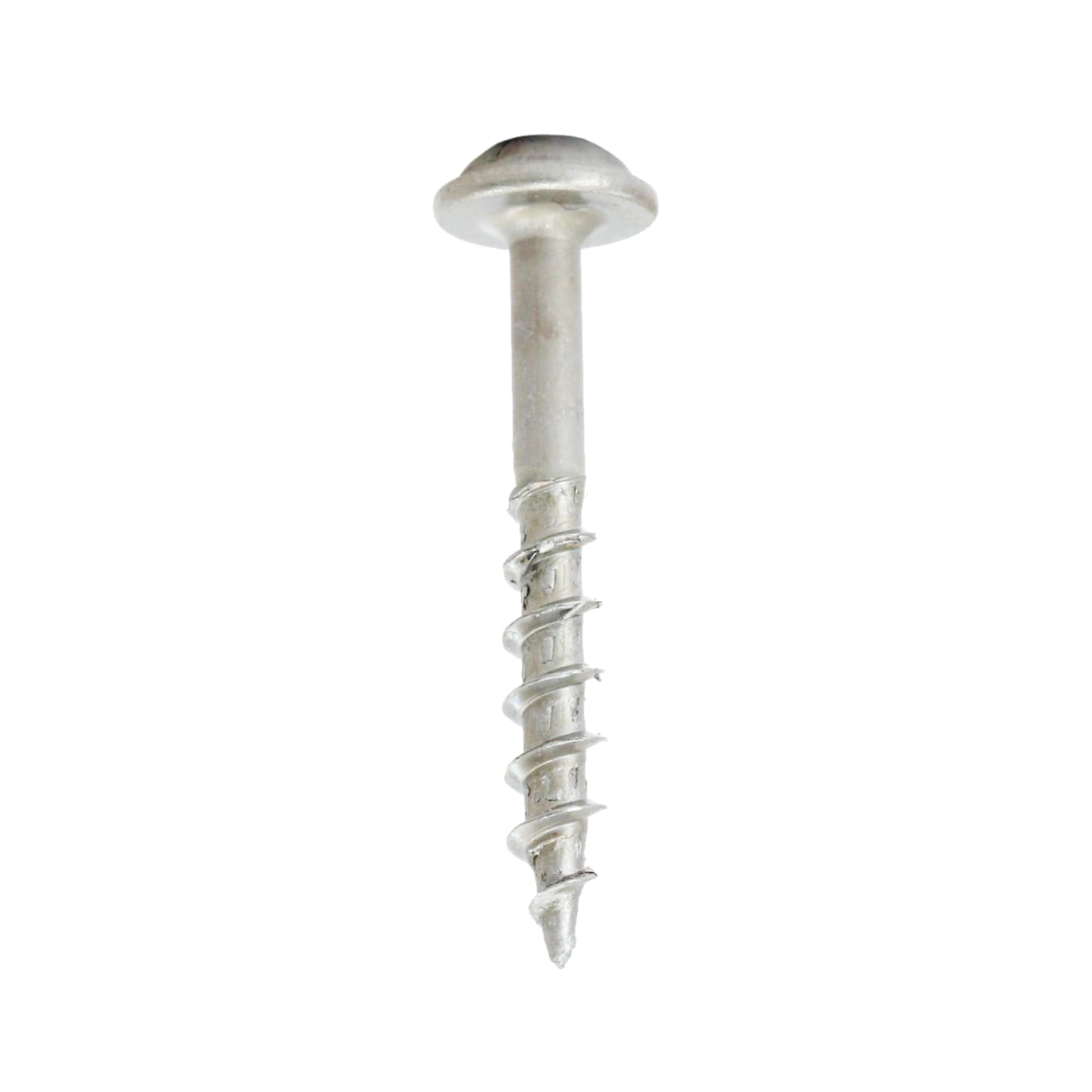 8 x 11/2" Square Round Washer Head Pocket Hole Screws, Deep/Coarse
