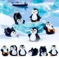 thumbnail image 2 of Ngxiha Penguin Desktop Ornament Cute Animal Ornaments, Cute Cartoon Creative Little Penguin Animal Diy Resin Crafts, Accessories and Decorations a Great Gift Choice, 6 Shapes Available, 2 of 9