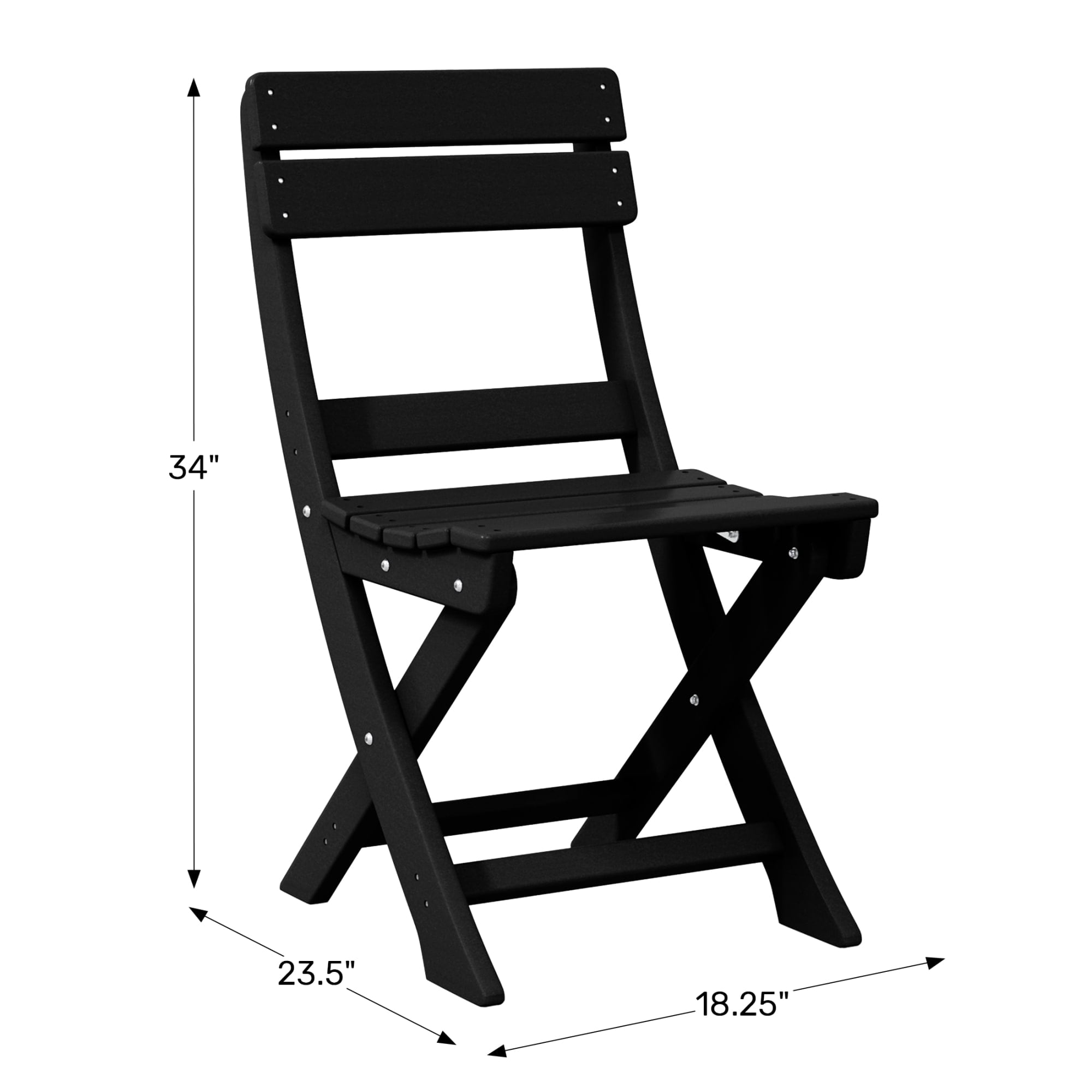 WestinTrends Malibu HDPE Outdoor Patio Modern Folding Dining Chair, Sand