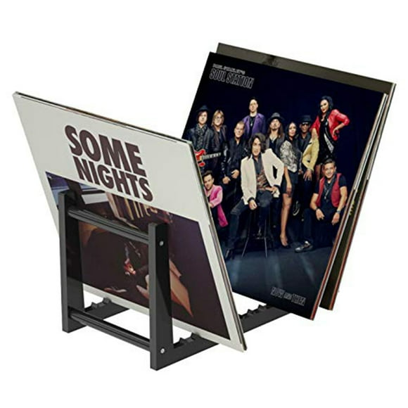Compact Vinyl Record Storage, Adjustable Storage, Solid Wood, Scratch-resistant Surface, Crack-resistant, Holds 50 Records, Stylish and Modern Design for Any Room (13.7x6.65x7.5 Inch)