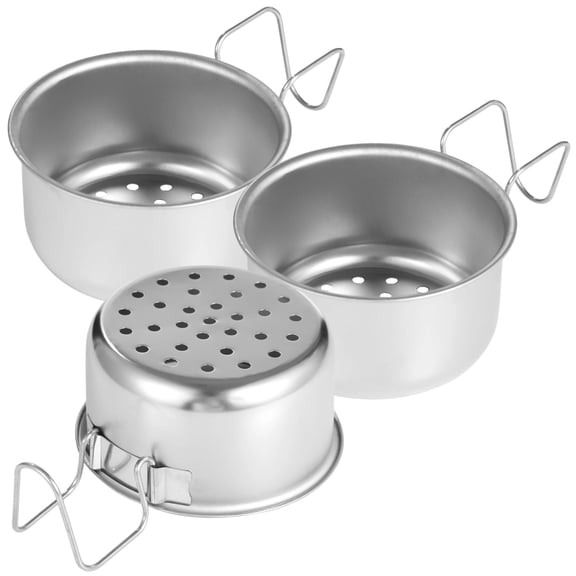3 Pcs Sink Food Catchers, Stainless Steel Hanging Sink Strainer Baskets, Sturdy Food Drain Strainers for Vegetables, Fruit, and Dishwashing, Easy to Clean, Ideal for Kitchen Use