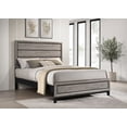 thumbnail image 2 of Coaster Watson Transitional Wood Queen Panel Bed in Light Taupe, 2 of 9