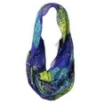 thumbnail image 6 of Wrapables® Lightweight Voile Infinity Scarf, Green Purple, 6 of 7