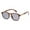 Brown Frame With Light Blue Lens, variant on Men or Women Fashion Vintage Square Round Vintage Horn Rim Hipster Sunglasses
