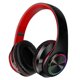 thumbnail image 1 of Auriculares Irfora Auriculares plegables BT 5.0 Auriculares inalámbricos y con cable con luz de respiración Soporte para tarjeta TF Reproducción de diadema estirable, Negro y rojo Irfora Auriculares, 1 of 5
