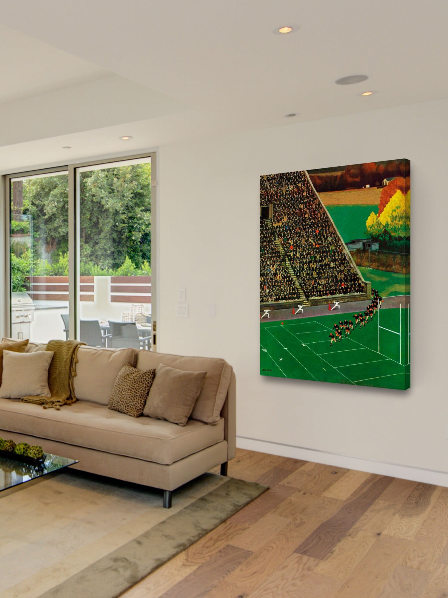 Marmont Hill Onto the Field by John Falter Painting Print on Canvas
