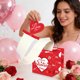 thumbnail image 3 of Yhmxh Organizadores y almacenamiento Cajas de papel para decoración de fiestas de San Valentín, cajas sorpresa innovadoras para efectivo, cajas de regalo Almacenamiento de ducha, 3 of 4