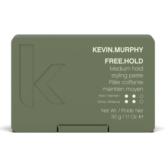 KEVIN.MURPHY FREE.HOLD - Hair Styling Paste - For All Hair Types - Medium Hold - Hair Breakage Prevention - Hair Styling Product - Paraben Free Hair Care - 30 g / 1.1 oz