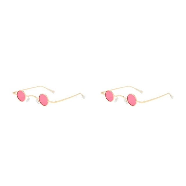 relayinert Trendy Small Round Lightweight Metal Frame For Fashion Forward style 3 2Set