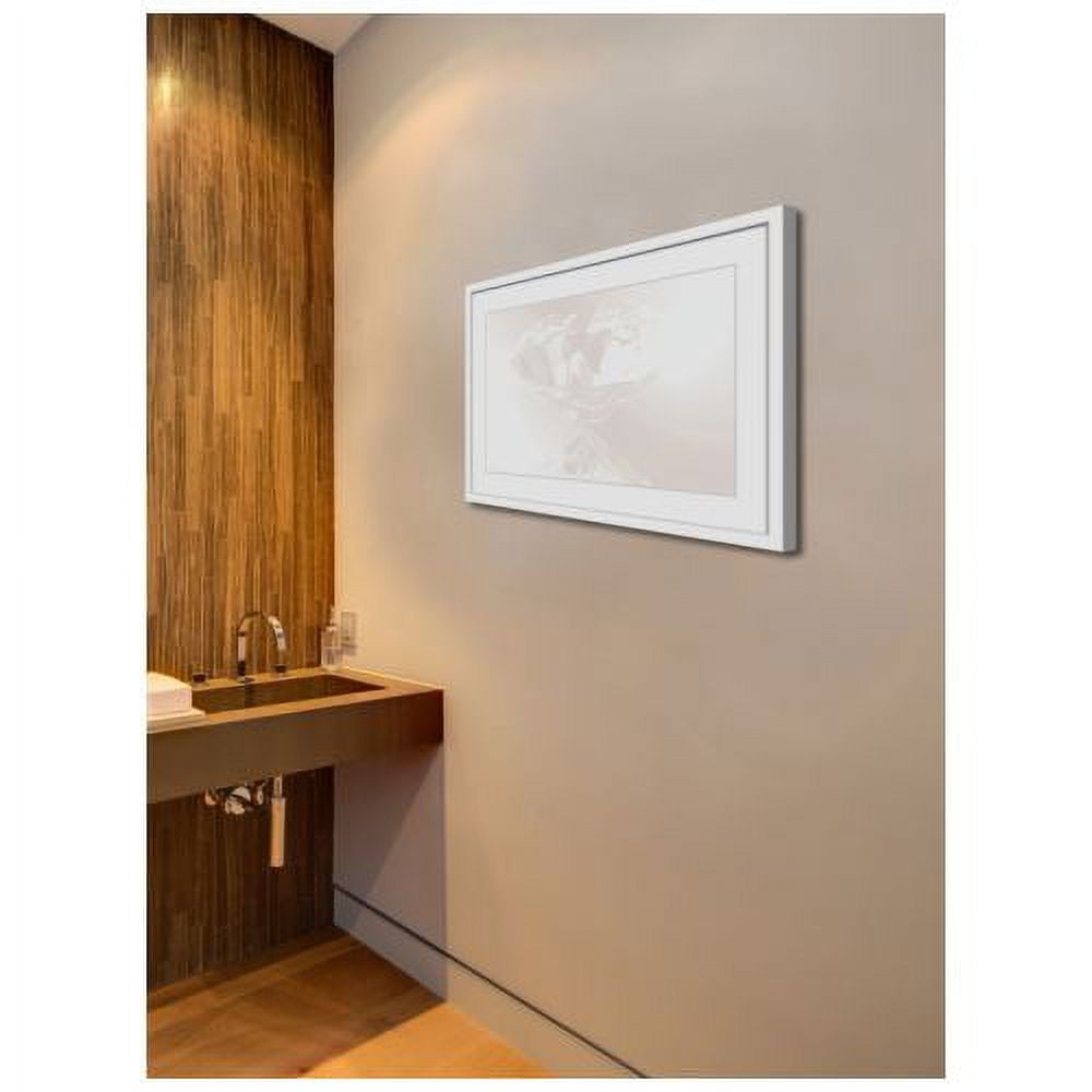 "Gem on White" Framed Painting Print